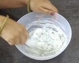 A picture of step 4 of Left over Rice Pakodi.