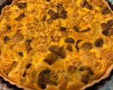 Foto del paso 5 de la receta: Quiche pollo champiñón