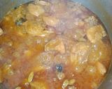 A picture of step 5 of Badami chicken qorma.