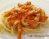 Foto del paso 9 de la receta: Tallarines con salsa de pollo y almendras