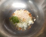 A picture of step 4 of Crunchy garlicky pearl millet vaghariyu.