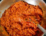 A picture of step 4 of Achari methi masti.
