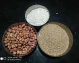 A picture of step 1 of Ground Til Coconut Mix Chikki.