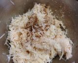 A picture of step 5 of Grüne Kartoffelklöße: German Potato Dumplings (using raw and cooked potatoes).