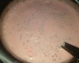 A picture of step 2 of Rose instant falooda mix.