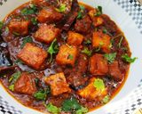A picture of step 6 of Paneer Masala.