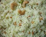 A picture of step 2 of Lemon rice.