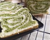 Foto langkah ke 8 dari resep Roti Tawar Matcha.