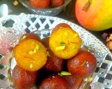 A picture of step 4 of Mango gulab jamun.
