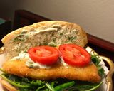 A picture of step 9 of Shaanka Fish Sandwich.