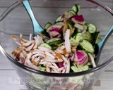 Фото кроку 5 до Салат с курицей и овощами.