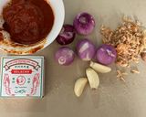 Gambar langkah 1 resipi Sambal udang kering.