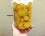 Hình bước làm 6 của món 🍑🍑🍑 Công thức đào ngâm 🍑🍑🍑