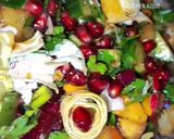 A picture of step 2 of Lebanese Fattoush.
