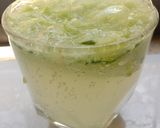 A picture of step 5 of Cucumber mocktail 🥒🍸🍸🍸.
