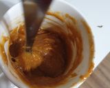 A picture of step 2 of Peanut butter mug cake in 2 mins.