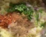 A picture of step 7 of D and Triangle shape Aloo samosa (store and make).