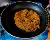 A picture of step 5 of Bombil Masala.