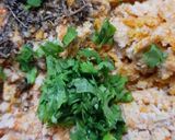 A picture of step 2 of Aloo puri.