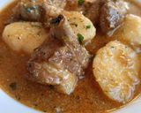 Foto del paso 12 de la receta: Guiso de costillas y patatas con picada de avellanas