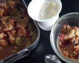 Une image de l'étape 3 de Crumble fraises rhubarbe (sans farine et sucre, ig bas).