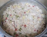 A picture of step 7 of Chicken fried rice.