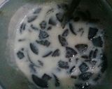 Foto langkah ke 4 dari resep Puding Coklat Oreo.