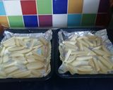 A picture of step 3 of Vickys Homemade Oven Chips / Fries, GF DF EF SF NF.