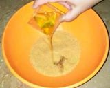 A picture of step 1 of No bake chocolate ceremal tart.