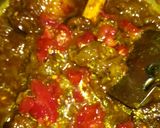 A picture of step 2 of Mutton masala.