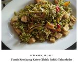 Foto langkah ke 6 dari resep Tumis kembang kates (tidak pahit) tahu dadu.