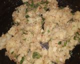 A picture of step 3 of Aloo kachori.
