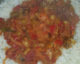 Foto del paso 5 de la receta: Arroz viudo con tofu y champiñones fritos (vegano)