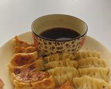 Hình bước làm 8 của món Há cảo Gyoza Nhật Bản