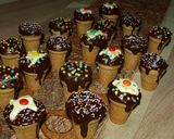 Φωτογραφία βήματος 5 της συνταγής Cupcakes χωνάκια 🍦