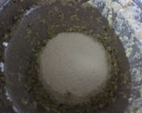 A picture of step 1 of Moong and Urad Dal dhokla.