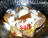 A picture of step 4 of Tasty chicken leg piece.