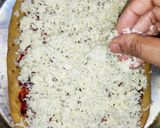 ভেজি ফেস পিৎজা 🍕(Veggie Face Pizza recipe in Bengali) রেসিপি ধাপ - 6 ছবি