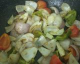 A picture of step 4 of Paneer Chilli.