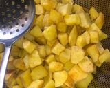 A picture of step 1 of Fried potato & sauce🍽🥔.