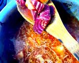 A picture of step 4 of Chukunder sabzi/beetroot veggie.