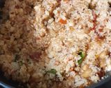 A picture of step 4 of Broken wheat (Dalia) Upma.
