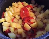 Une image de l'étape 7 de Soupe de homard pommes de terre et poivrons au persil et parmesan.