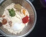 A picture of step 1 of Hariyali spinach chilla.