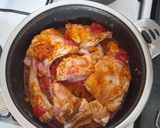 Nyúlpaprikás recept fázis 2 fotója
