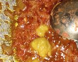 A picture of step 6 of Dal palak.