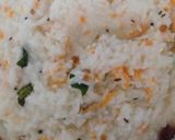 A picture of step 2 of Curd Rice.