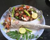 A picture of step 4 of Chatpata Chana Chaat.