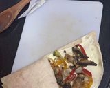 A picture of step 8 of Easy and Quick Vegetarian Quesadilla.