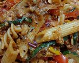 A picture of step 7 of Red sauce Pasta.